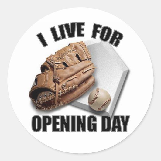 OPENINGSDAG RONDE STICKER (Voorkant)