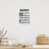 Openingspagina van de Mass for Double Choir Poster (Keuken)