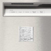 Openingspagina van de score "Les Paladins" Magneet (Insitu (Vaatwasser))