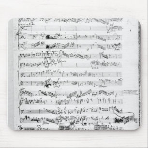 Openingspagina van de score "Les Paladins" Muismat