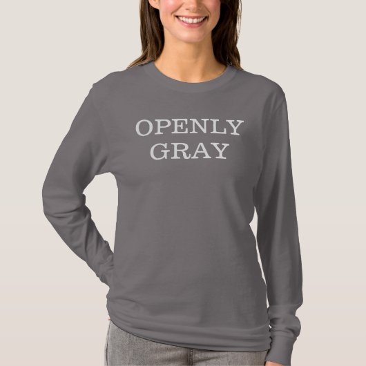 Openly Gray T-shirt (Voorkant)