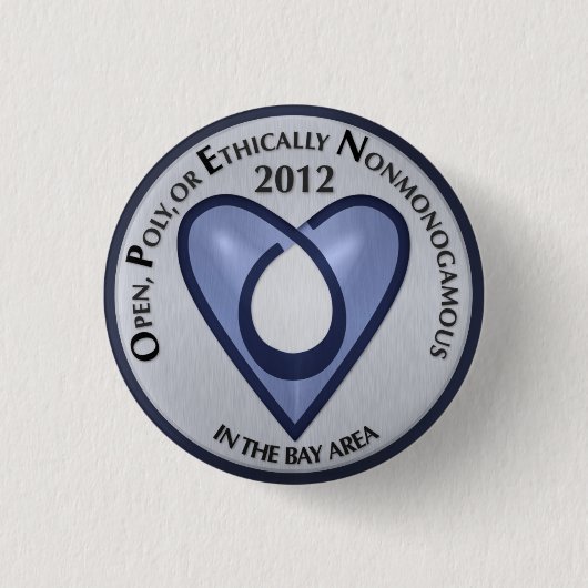 OpenSF-knopslogan Ronde Button 3,2 Cm (Voorkant)