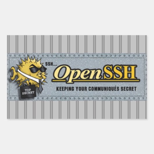 OpenSSH - Stickers voor sysadmins (Voorkant)