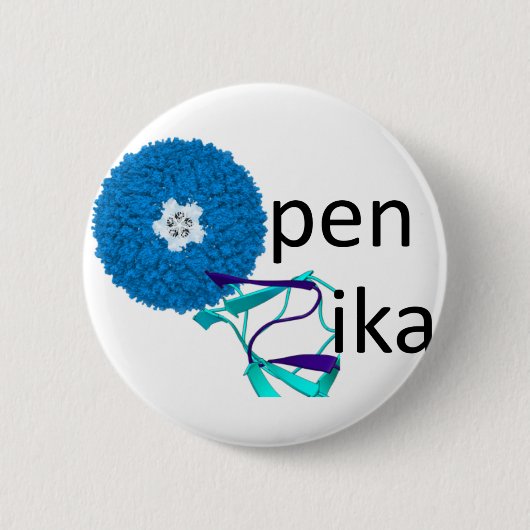 OpenZika-Button Ronde Button 5,7 Cm (Voorkant)