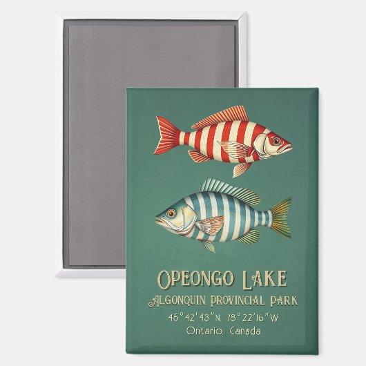 Opeongo Lake Algonquin Provincial Park Ontario Magneet (Voorkant / Achterkant)