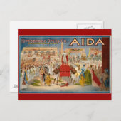  Opera Aida Artwork Briefkaart (Voorkant / Achterkant)