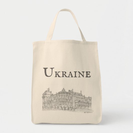 Opera + Ballet Theater, Odessa, Oekraïne Tote Bag (Voorkant)