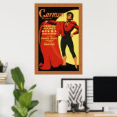 Opera: Carmen 36 x 24 Poster (Thuiskantoor)