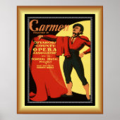 Opera ~ Carmen ~ Toreador Chanson ~ 1939 ~ Poster (Devant)