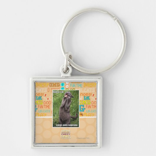 Opera Cat Sleutelhanger (Voorkant)