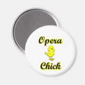 Opera Chick Magneet (Voorkant / Achterkant)