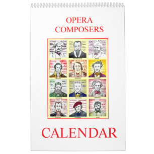 OPÉRA COMPOSERA calendrier mural
