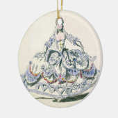 Opera Costume, van het Collectie van Menus Plaisir Keramisch Ornament (Links)