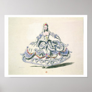 Opera Costume, van het Collectie van Menus Plaisir Poster
