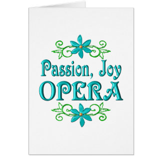 Opéra de joie de passion