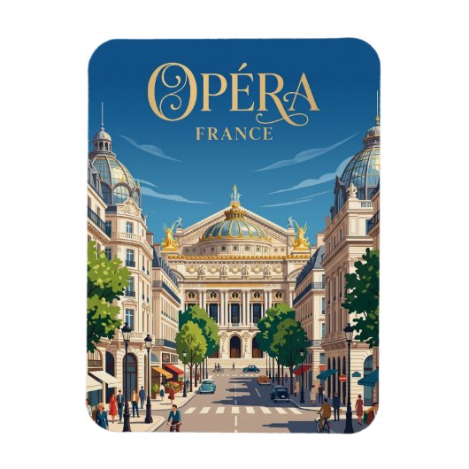 Opéra Frankrijk Magneet (Verticaal)