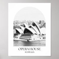 Opera House Australië Arch Fotoprint