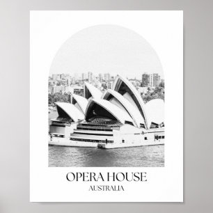 Opera House Australië Arch Fotoprint Poster