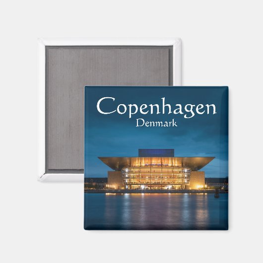 Opera House Kopenhagen Magneet (Voorkant / Achterkant)