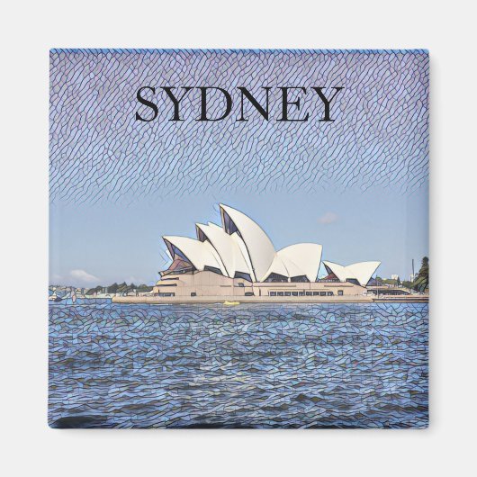 opera house magneet (Voorkant)