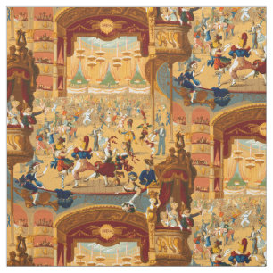  opera House Masquerade Ball Pattern Stof
