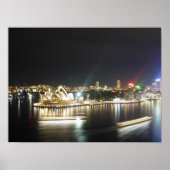 opera house night ferry poster (Voorkant)