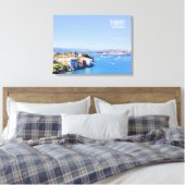 Opera House Sydney Harbour water uitzicht Canvas P Afdruk (Insitu (Slaapkamer))