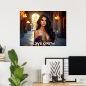 OPERA - IK HOU VAN OPERA POSTER (Thuiskantoor)