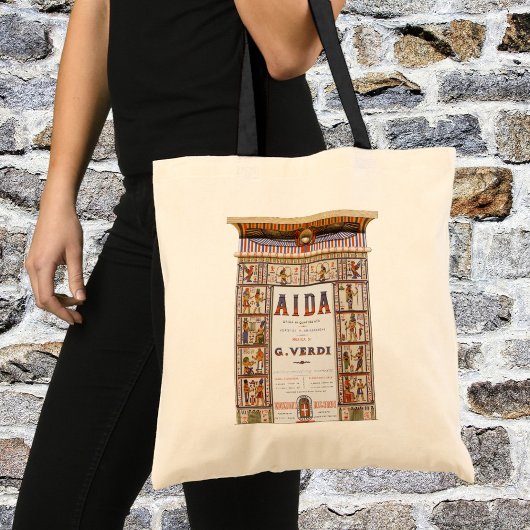Opera Music, Egyptisch Aida door Verdi Tote Bag