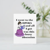 Opera Obsessie Briefkaart (Staand voorkant)