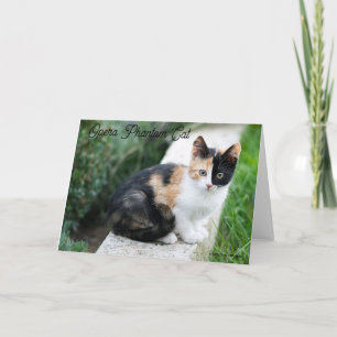 Opera Phantom Cat Bedankkaart