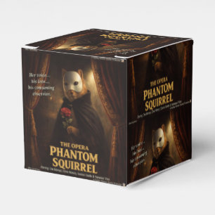 Opera Phantom Eekhoorn Parodie Bedankdoosjes