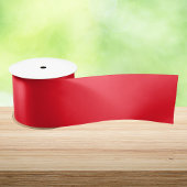 Opera Red Solid Color Grosgrain Lint