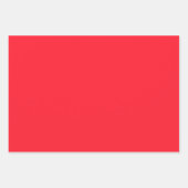 Opera Red Solid Color Inpakpapier Vel (Voorkant 2)
