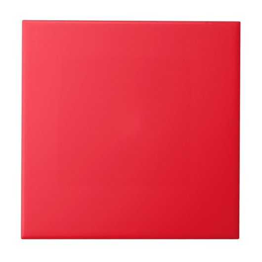 Opera Red Solid Color Tegeltje (Voorkant)