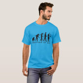 Opera singer evolution of man t-shirt (Voorkant volledig)