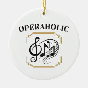Opera Singer Fan Lover Music Enthusiast Keramisch Ornament