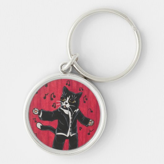 Opera Song Cat Sleutelhanger (Voorkant)
