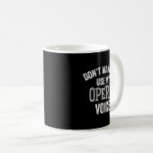 Opera Voice Funny Singer Teacher Chorus Vocal Coac Koffiemok (Voorkant rechts)