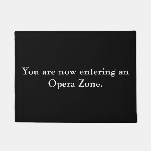 "Opera Zone" doormat Deurmat (Voorkant)