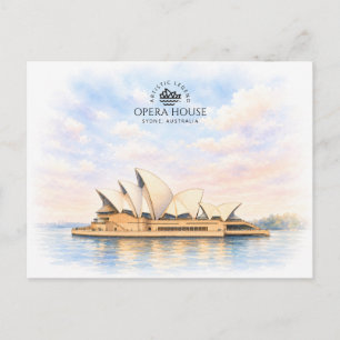 Operahuis Sydney Bekend Icoon Landmark Briefkaart