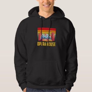 Operahuis Sydney Silhouet Retro Nieuw Zuid-Wales A Hoodie