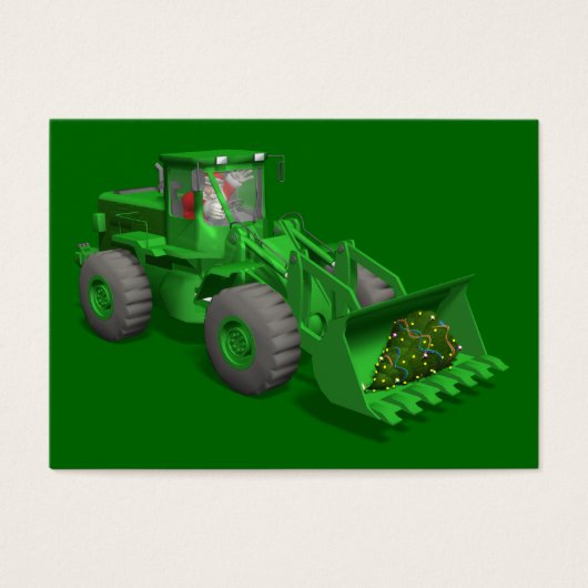 Opérateur du bulldozer du Père Noël (Devant)