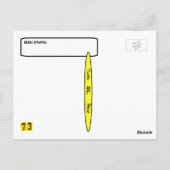 Opérateur radio de jambon sur carte QSL haute fréq (Dos)