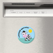 "Opérateur sMOOth" Magnet de vache mignonne (In Situ (Lave-vaisselle))