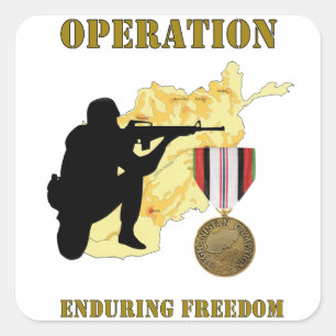 Operatie Enduring Freedom Afghanistan War Sticker