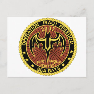Operatie Iraakse vrijheid - Enduring Freedom Patch Briefkaart