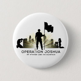 Operatie Joshua Front Line Ronde Button 5,7 Cm