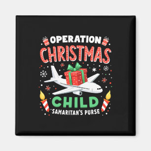 Operatie Kerst Kind Grappige Familie Matching Kers Magneet