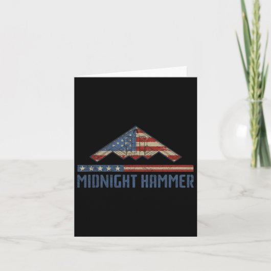 Operatie Midnight Hammer - Amerikaanse vlag Midnig Kaart (Voorkant)